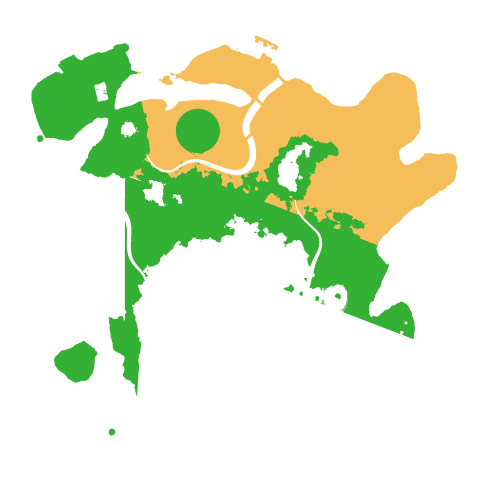 Biome Rust Map: Procedural Map, Size: 3000, Seed: 732276299