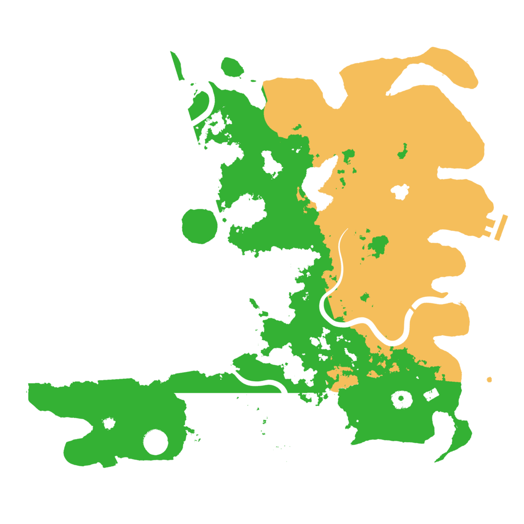 Biome Rust Map: Procedural Map, Size: 4000, Seed: 2004539728