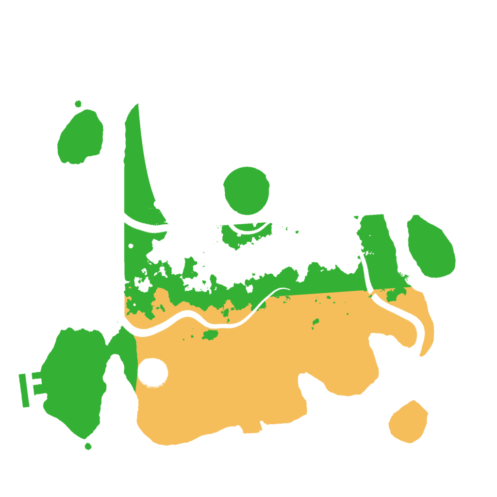 Biome Rust Map: Procedural Map, Size: 3000, Seed: 2283