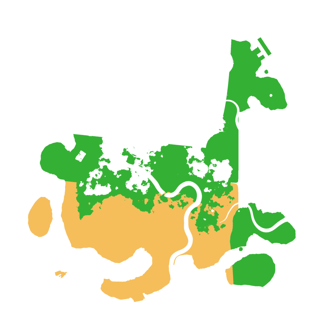 Biome Rust Map: Procedural Map, Size: 3250, Seed: 39763511