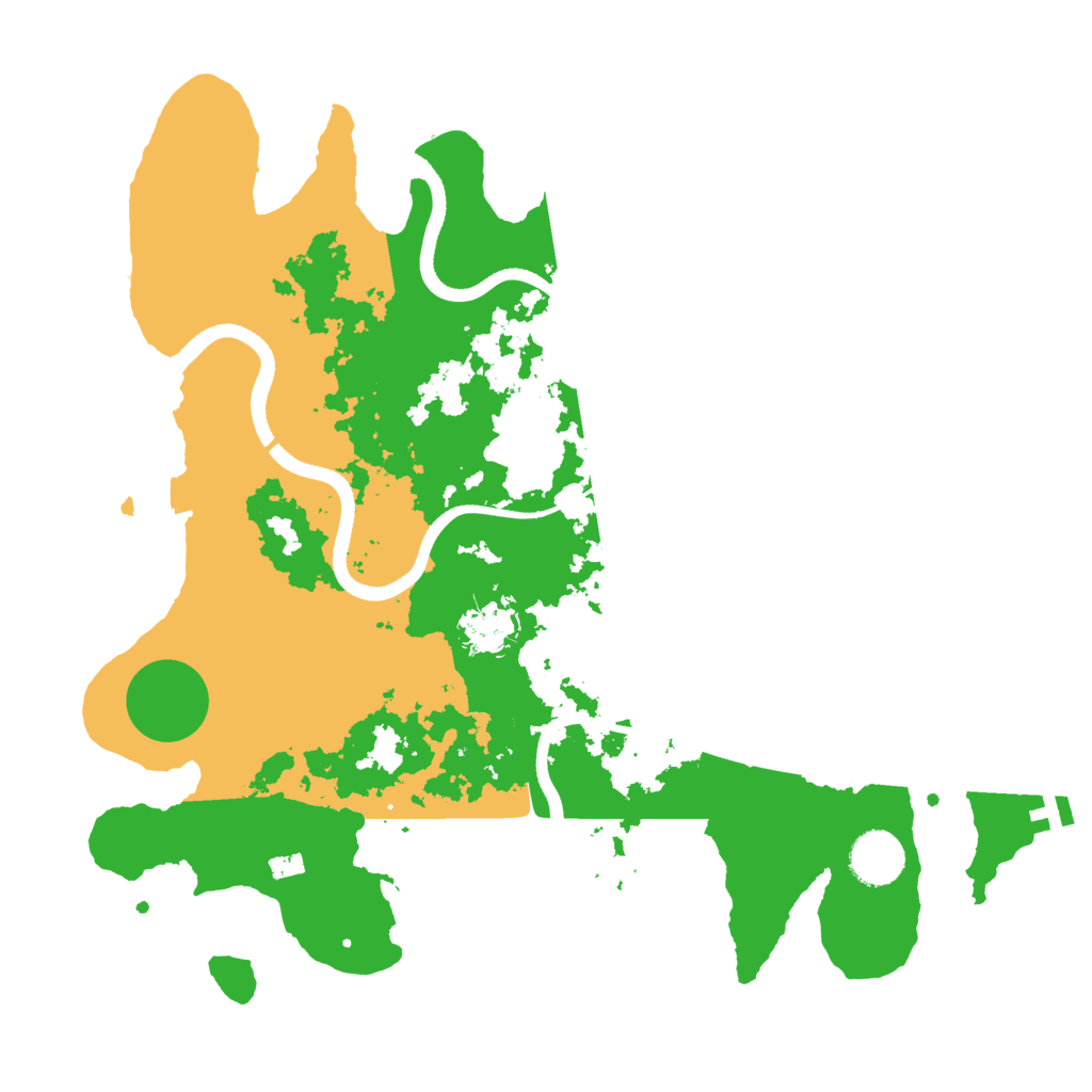 Biome Rust Map: Procedural Map, Size: 3500, Seed: 168181748