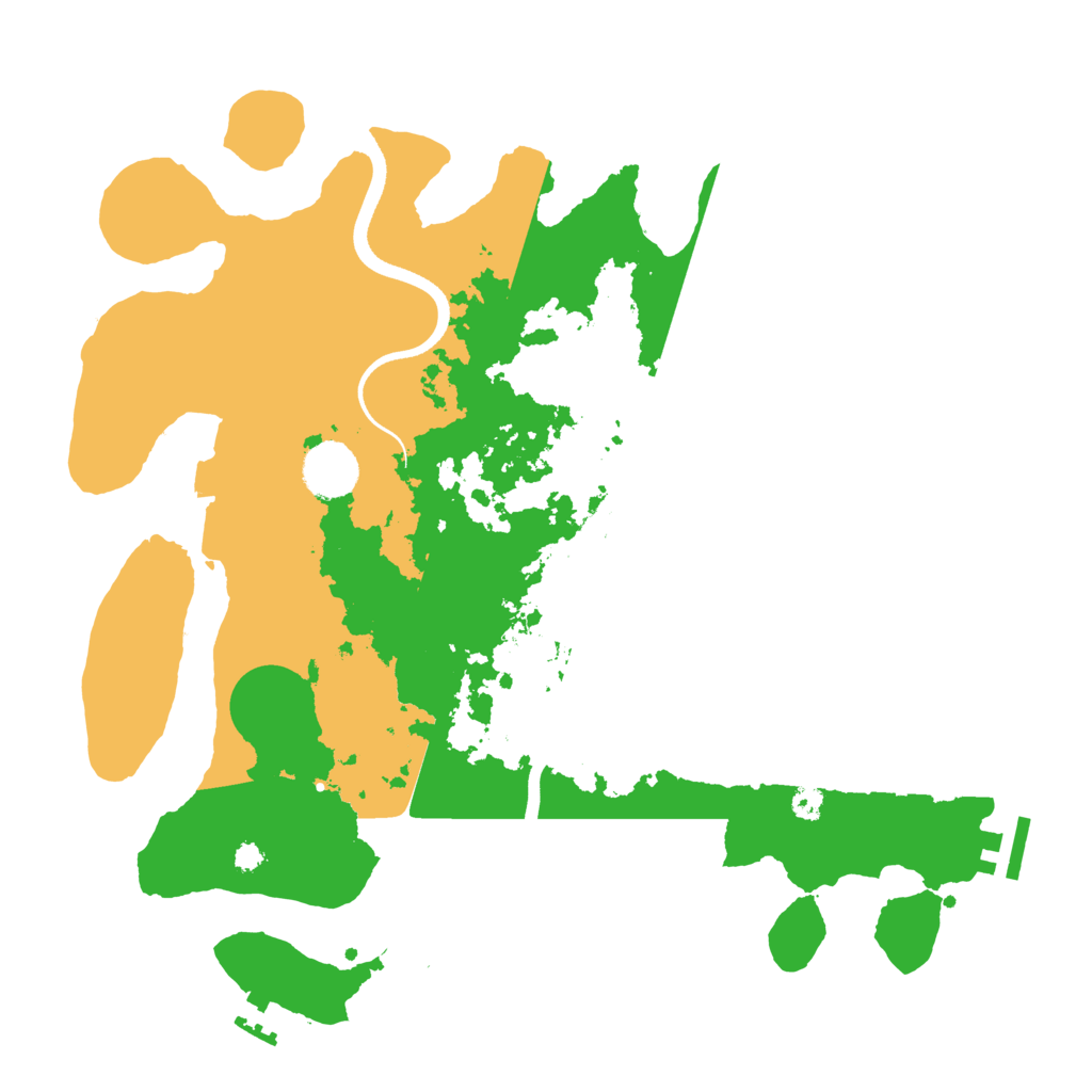 Biome Rust Map: Procedural Map, Size: 3500, Seed: 274062022