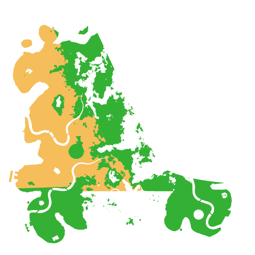 Biome Rust Map: Procedural Map, Size: 4500, Seed: 2041922050