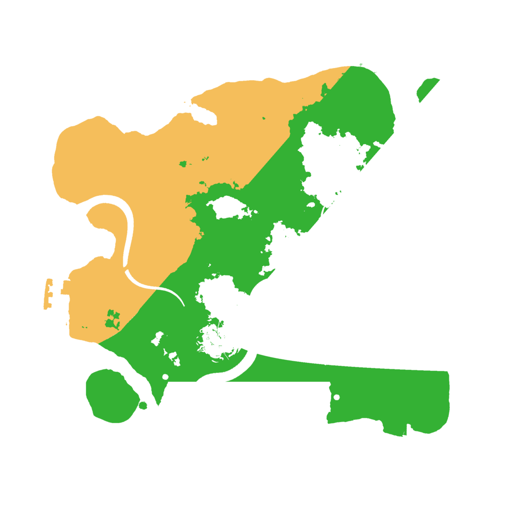 Biome Rust Map: Procedural Map, Size: 2500, Seed: 1472988149