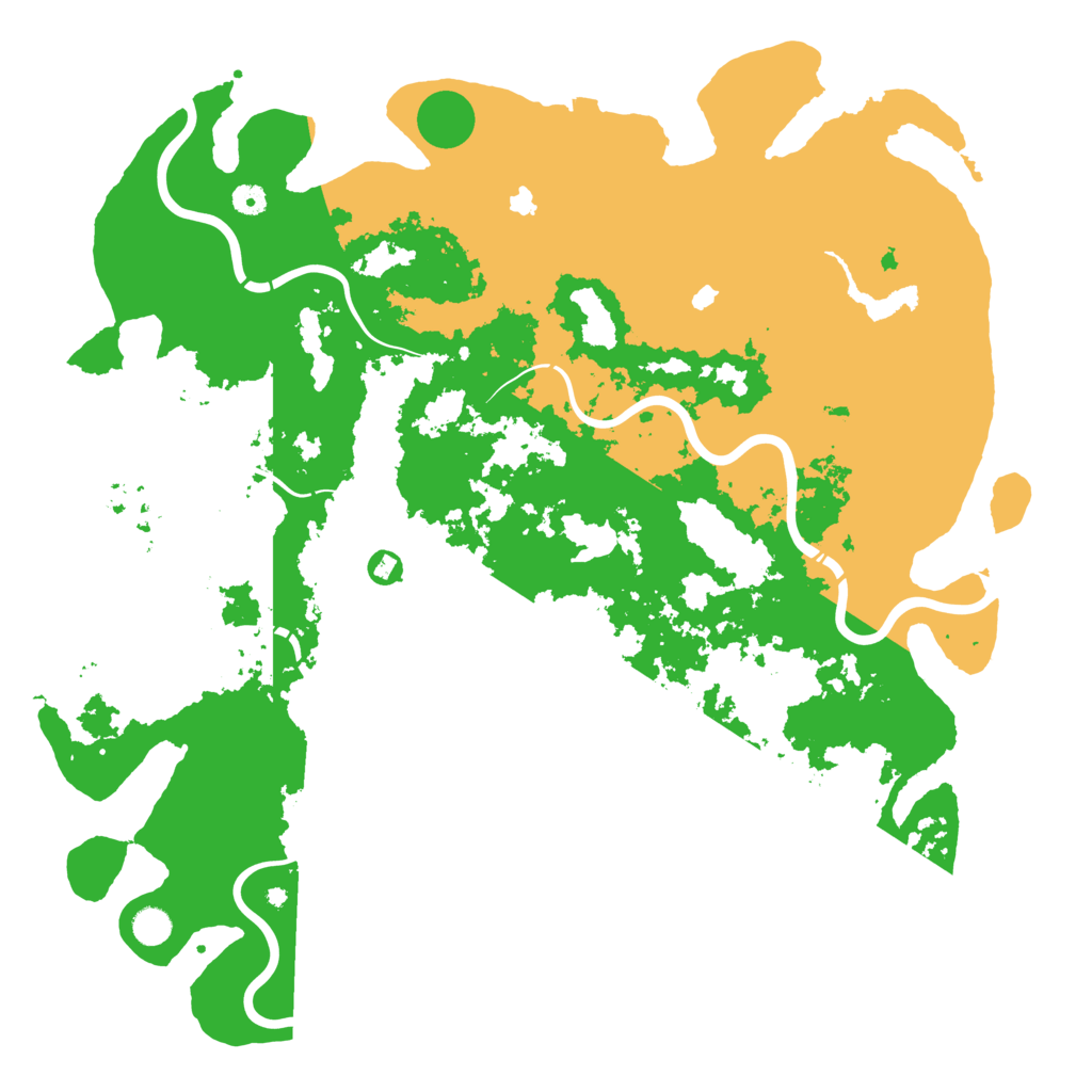 Biome Rust Map: Procedural Map, Size: 5000, Seed: 3800