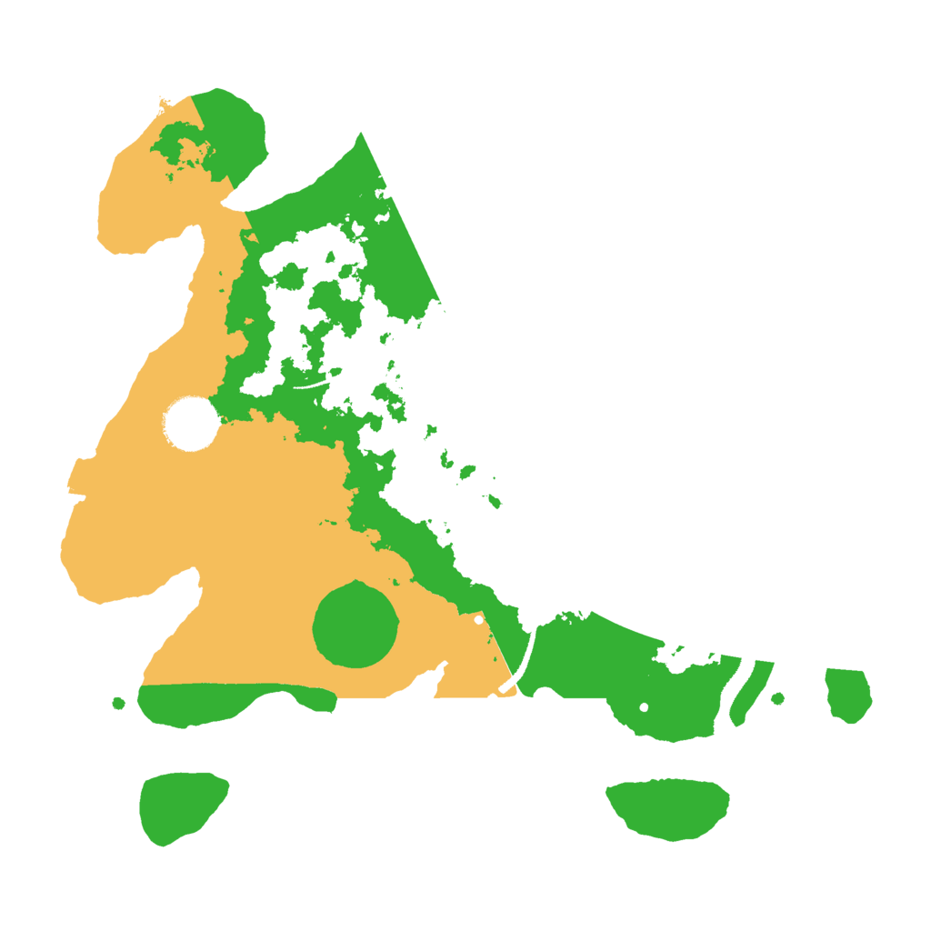 Biome Rust Map: Procedural Map, Size: 3000, Seed: 584861868