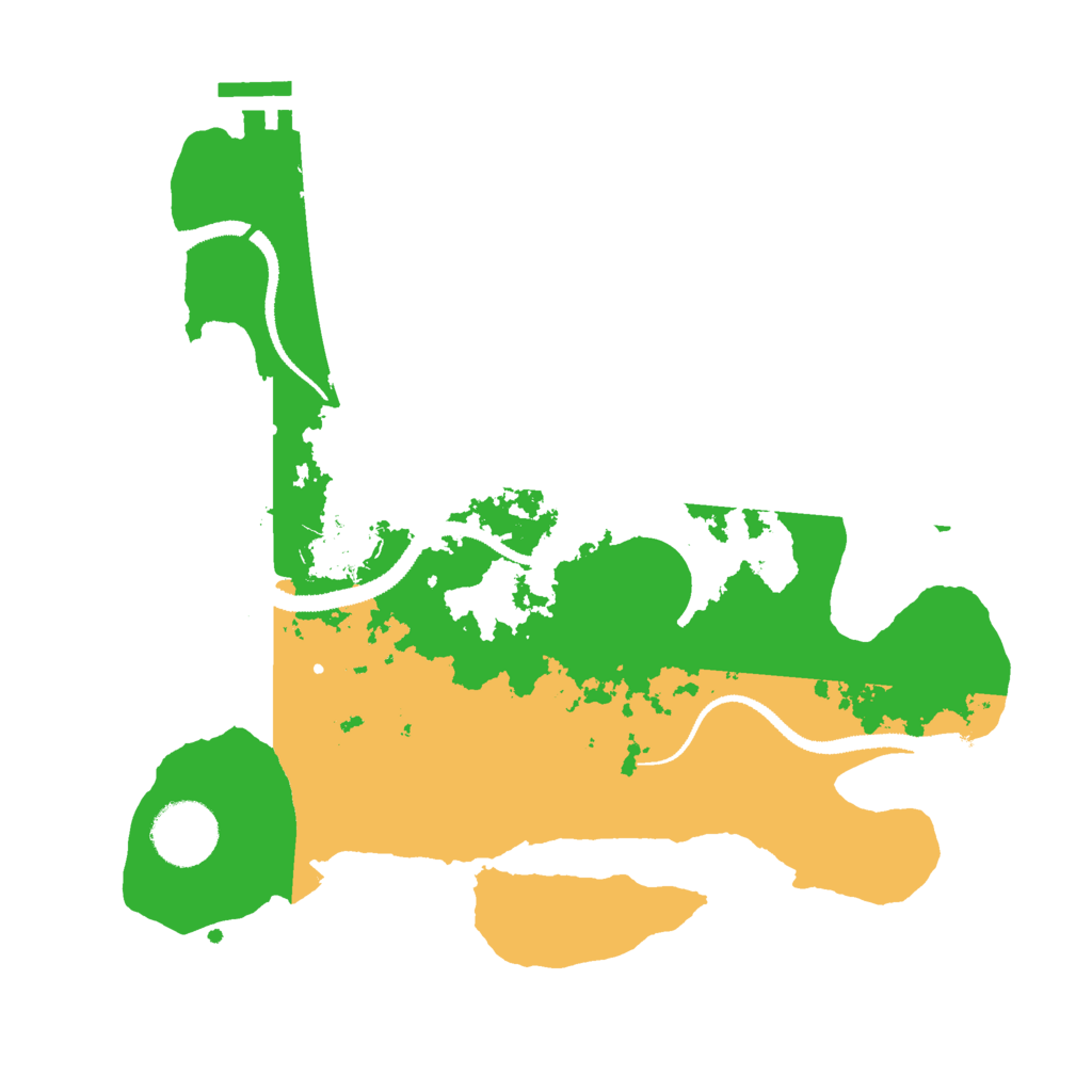 Biome Rust Map: Procedural Map, Size: 3000, Seed: 831047828