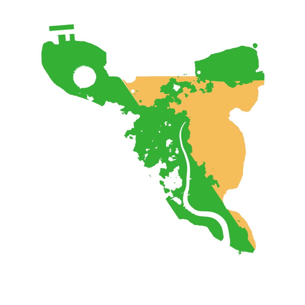 Biome Rust Map: Procedural Map, Size: 2500, Seed: 12312214