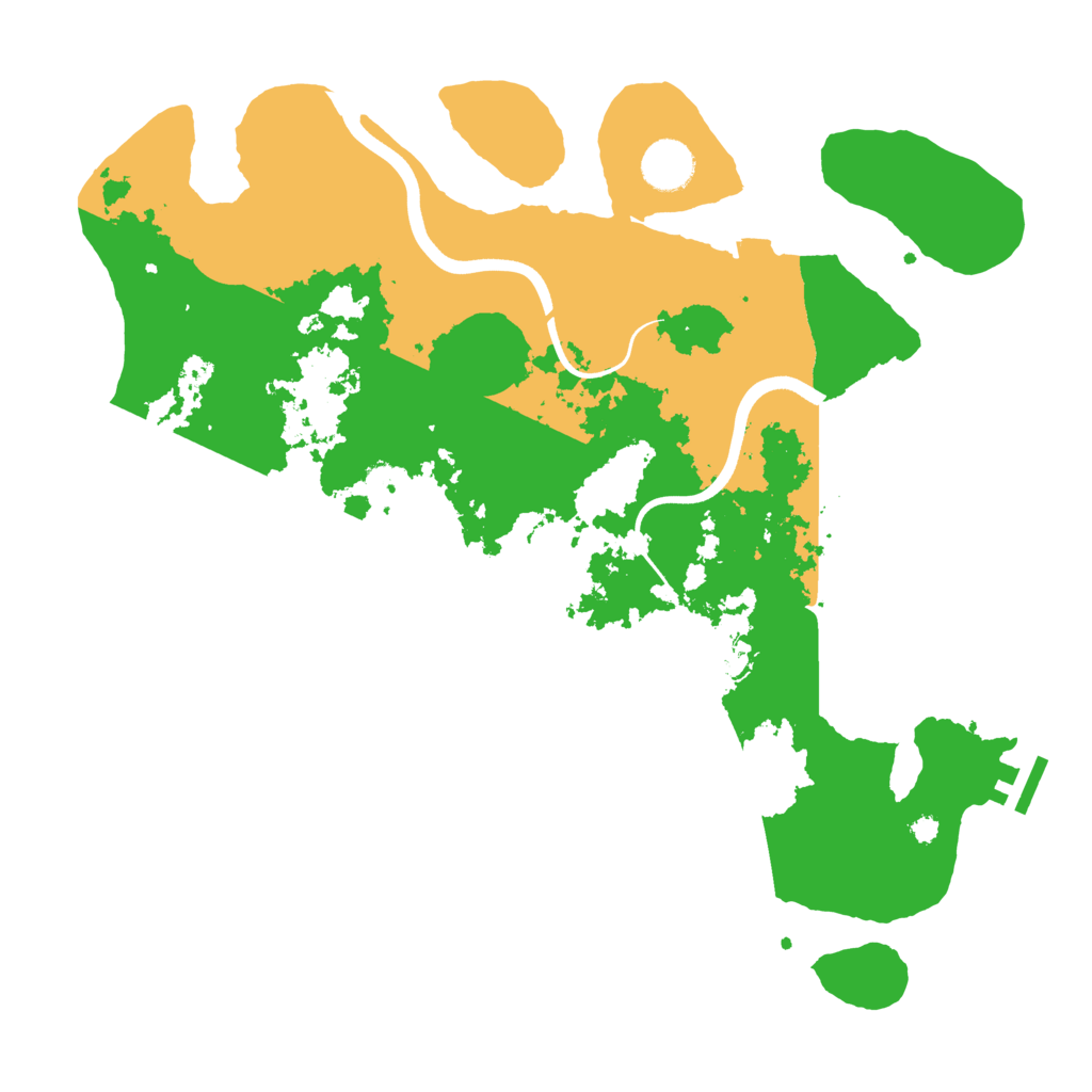 Biome Rust Map: Procedural Map, Size: 3700, Seed: 1601774290