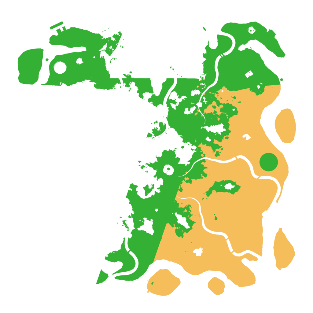 Biome Rust Map: Procedural Map, Size: 4500, Seed: 36237250