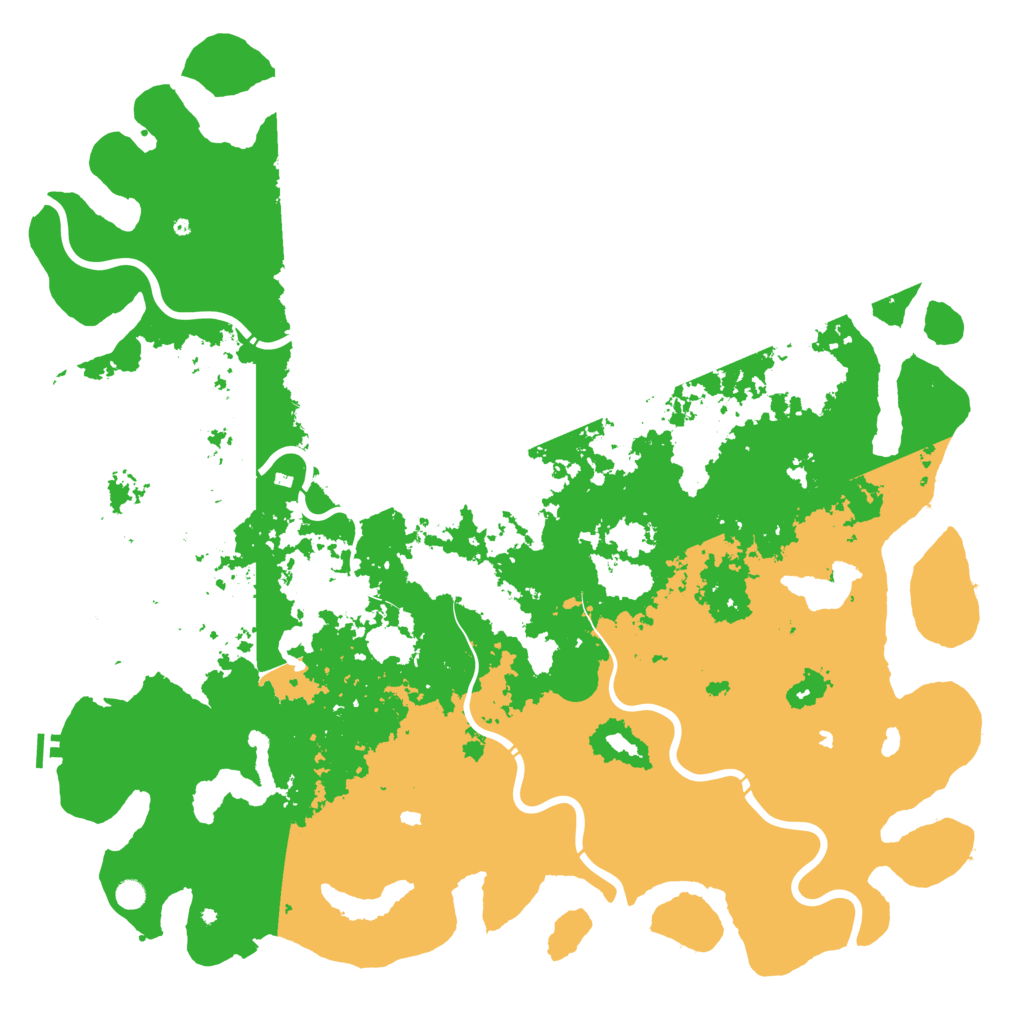 Biome Rust Map: Procedural Map, Size: 6000, Seed: 1604232859