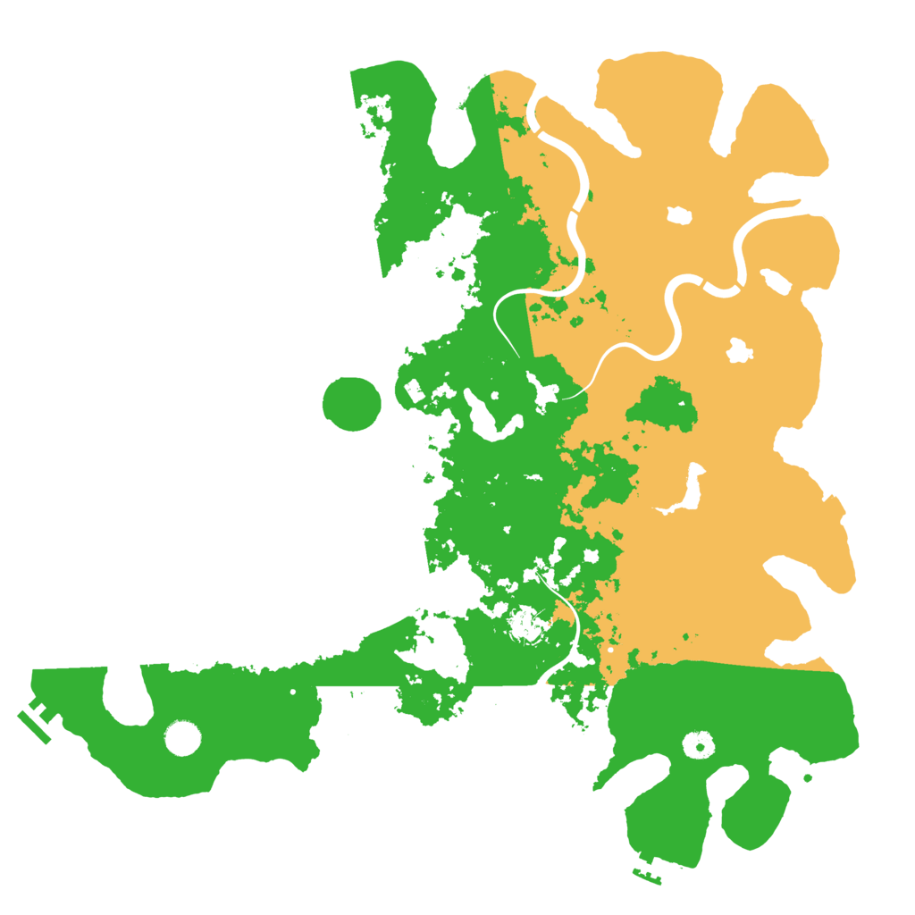 Biome Rust Map: Procedural Map, Size: 4500, Seed: 1143376975