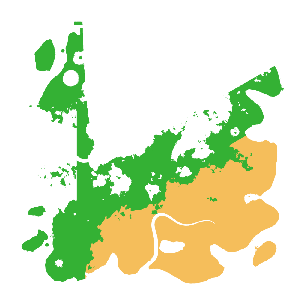 Biome Rust Map: Procedural Map, Size: 3500, Seed: 787148198