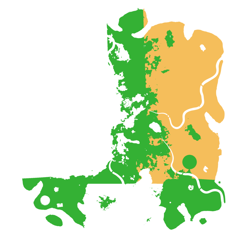 Biome Rust Map: Procedural Map, Size: 4500, Seed: 2138928223