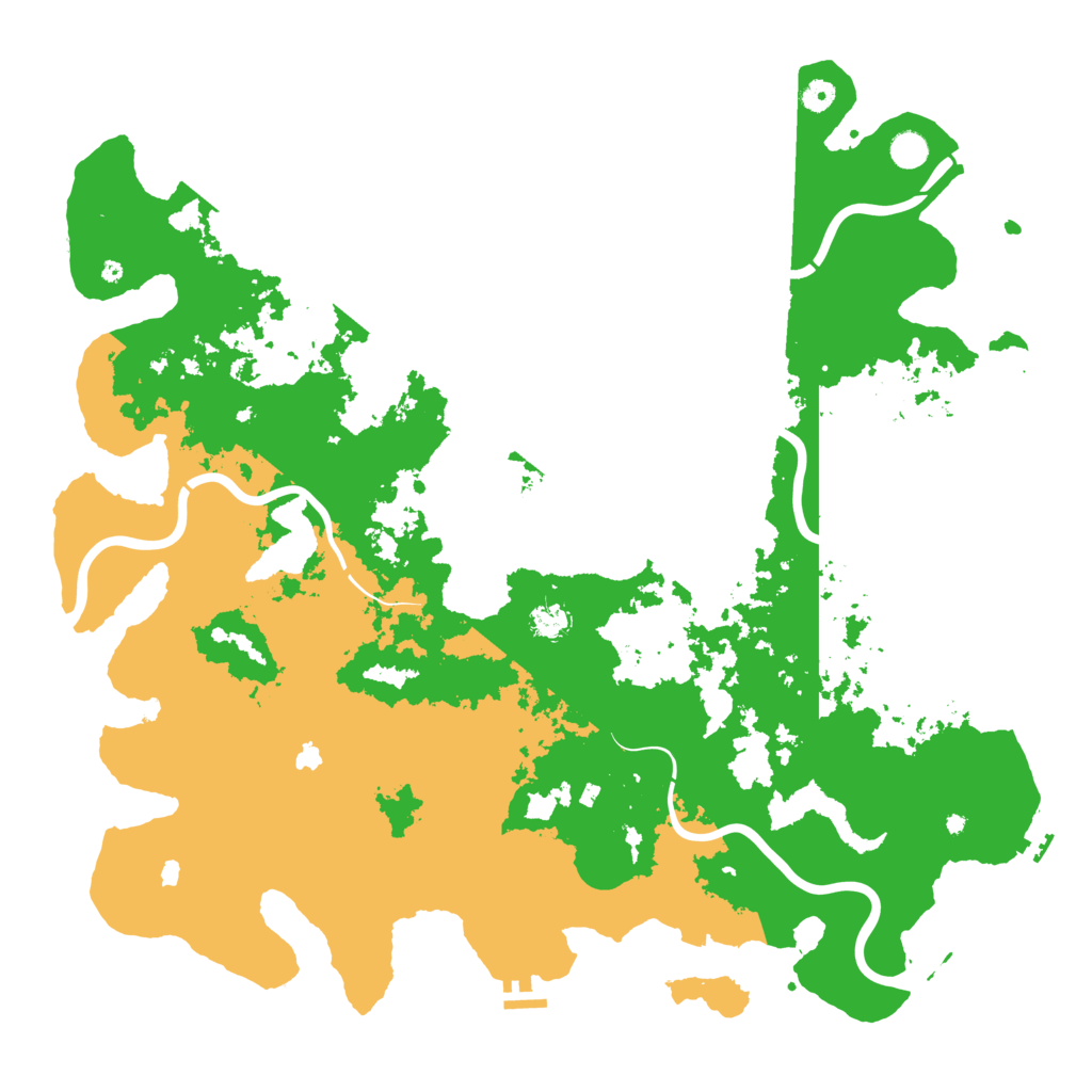 Biome Rust Map: Procedural Map, Size: 5111, Seed: 672642914