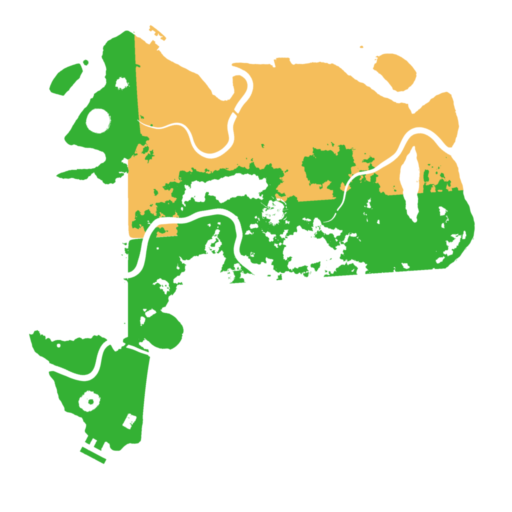 Biome Rust Map: Procedural Map, Size: 3800, Seed: 200226