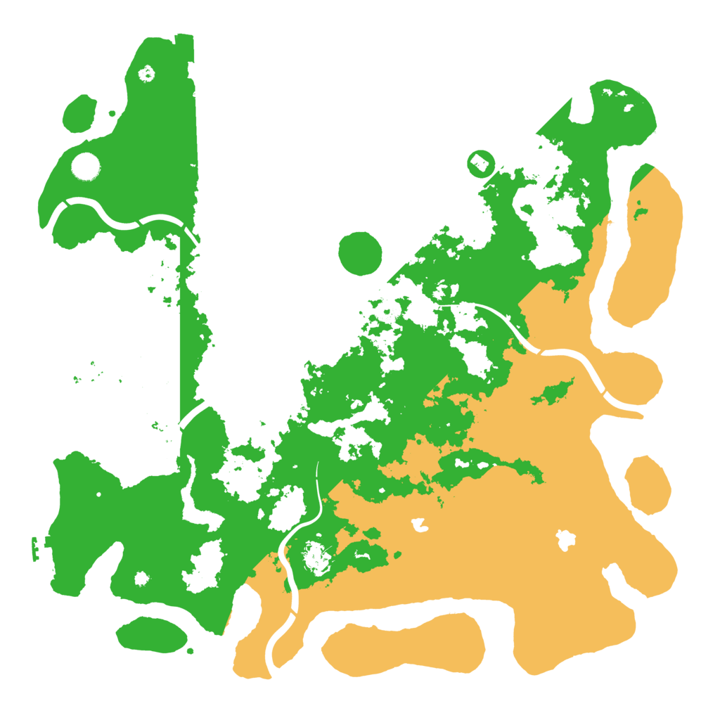 Biome Rust Map: Procedural Map, Size: 4500, Seed: 537001451