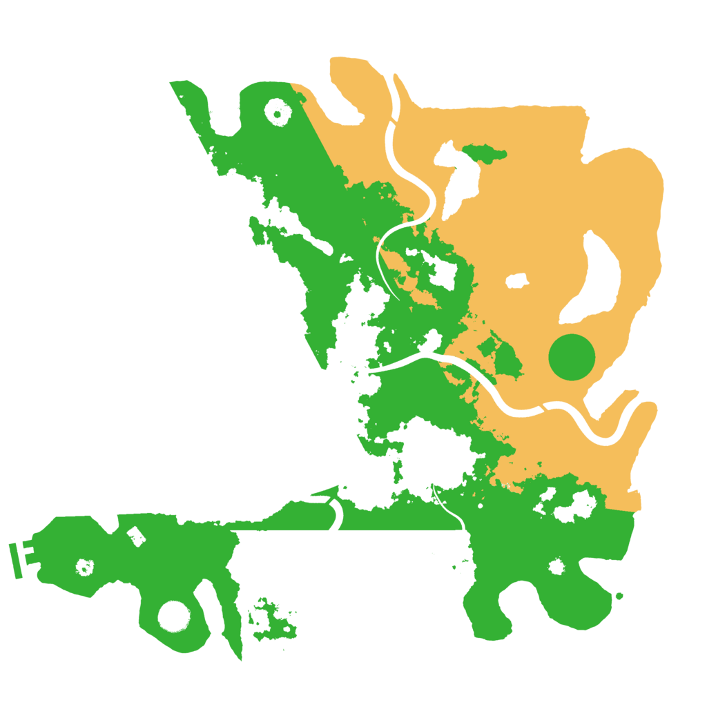 Biome Rust Map: Procedural Map, Size: 4000, Seed: 350246553
