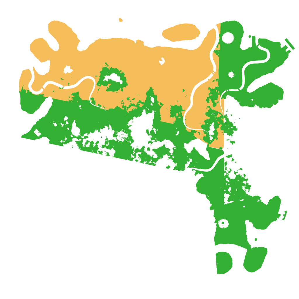 Biome Rust Map: Procedural Map, Size: 4600, Seed: 899419548