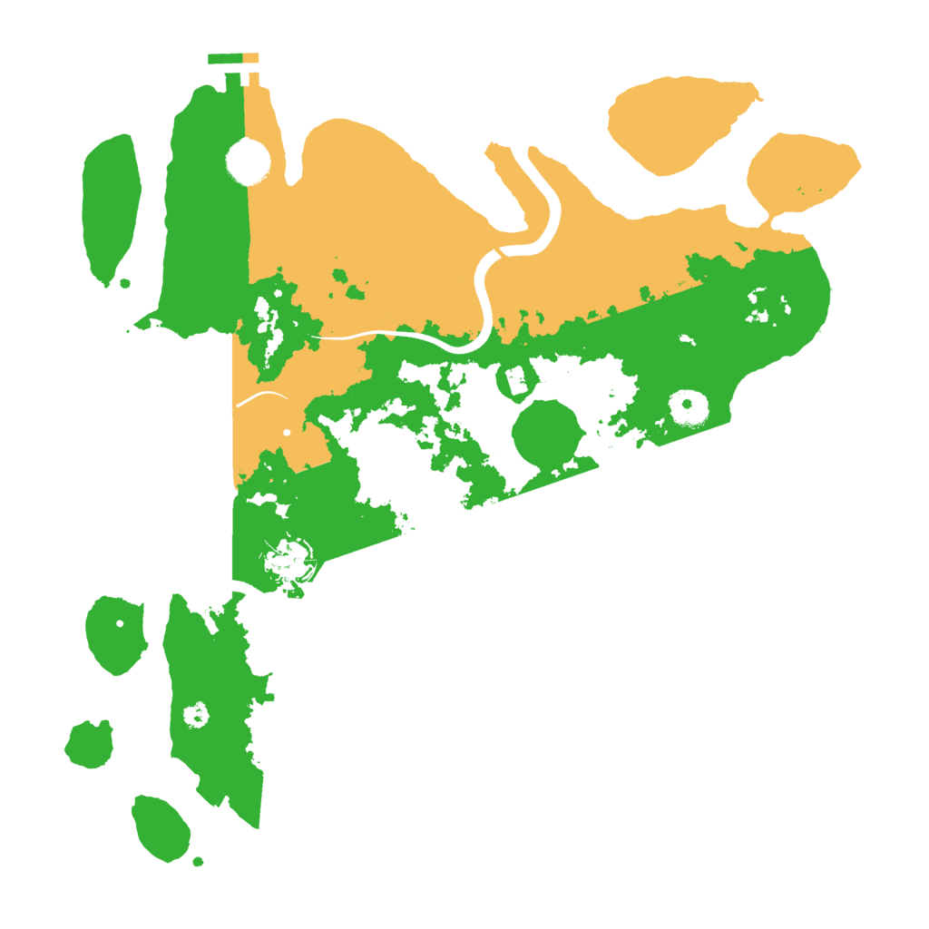 Biome Rust Map: Procedural Map, Size: 3700, Seed: 224587741