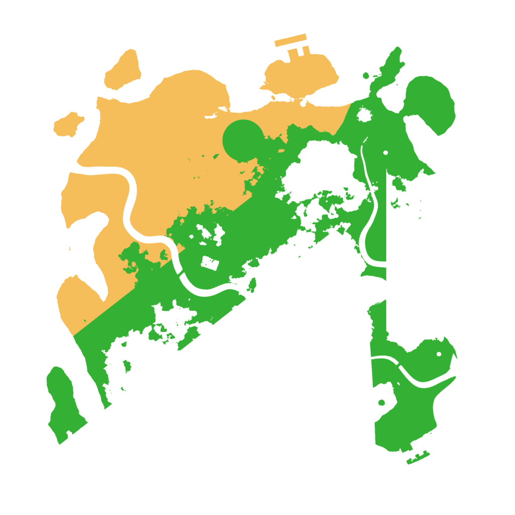 Biome Rust Map: Procedural Map, Size: 3250, Seed: 236054618