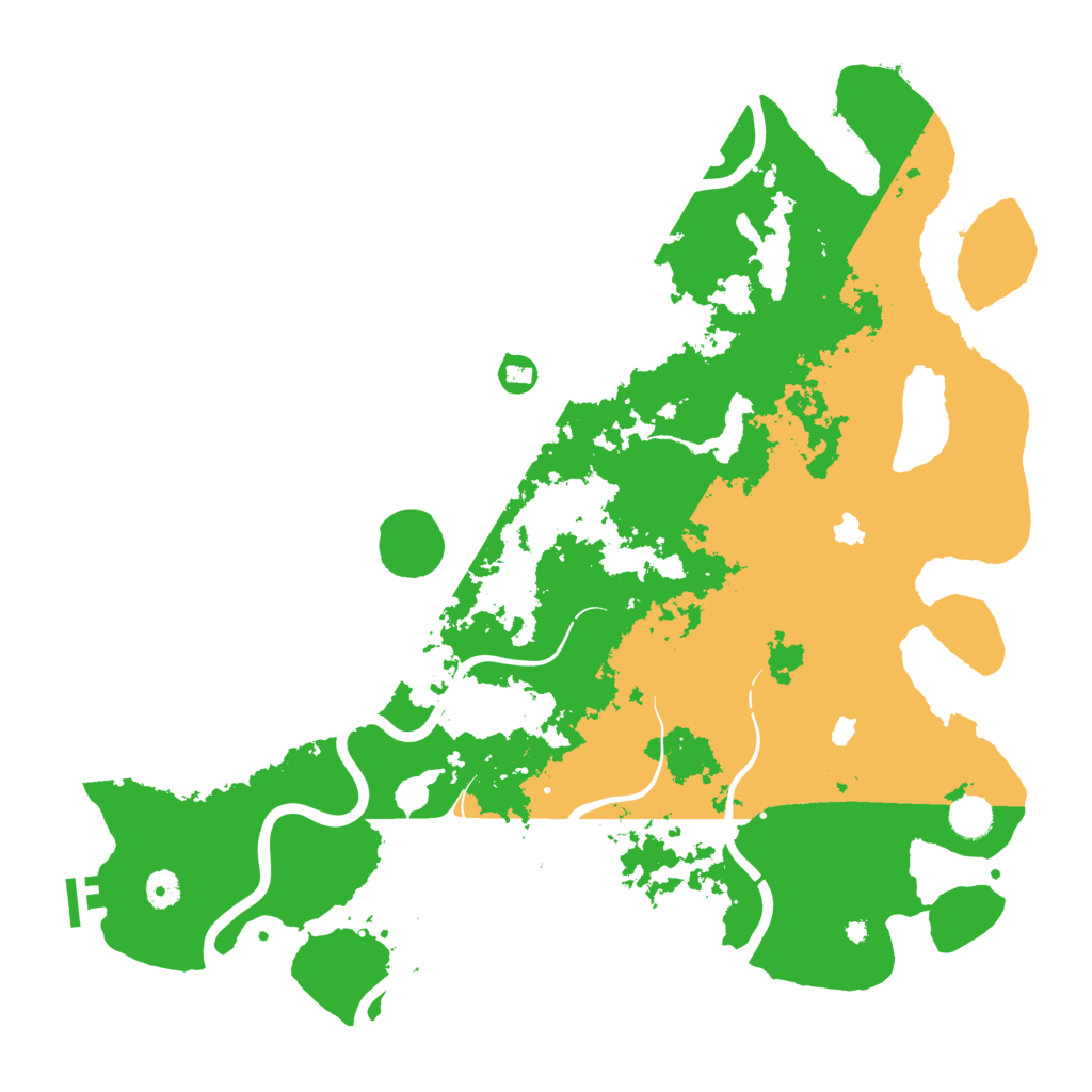 Biome Rust Map: Procedural Map, Size: 4500, Seed: 316069752
