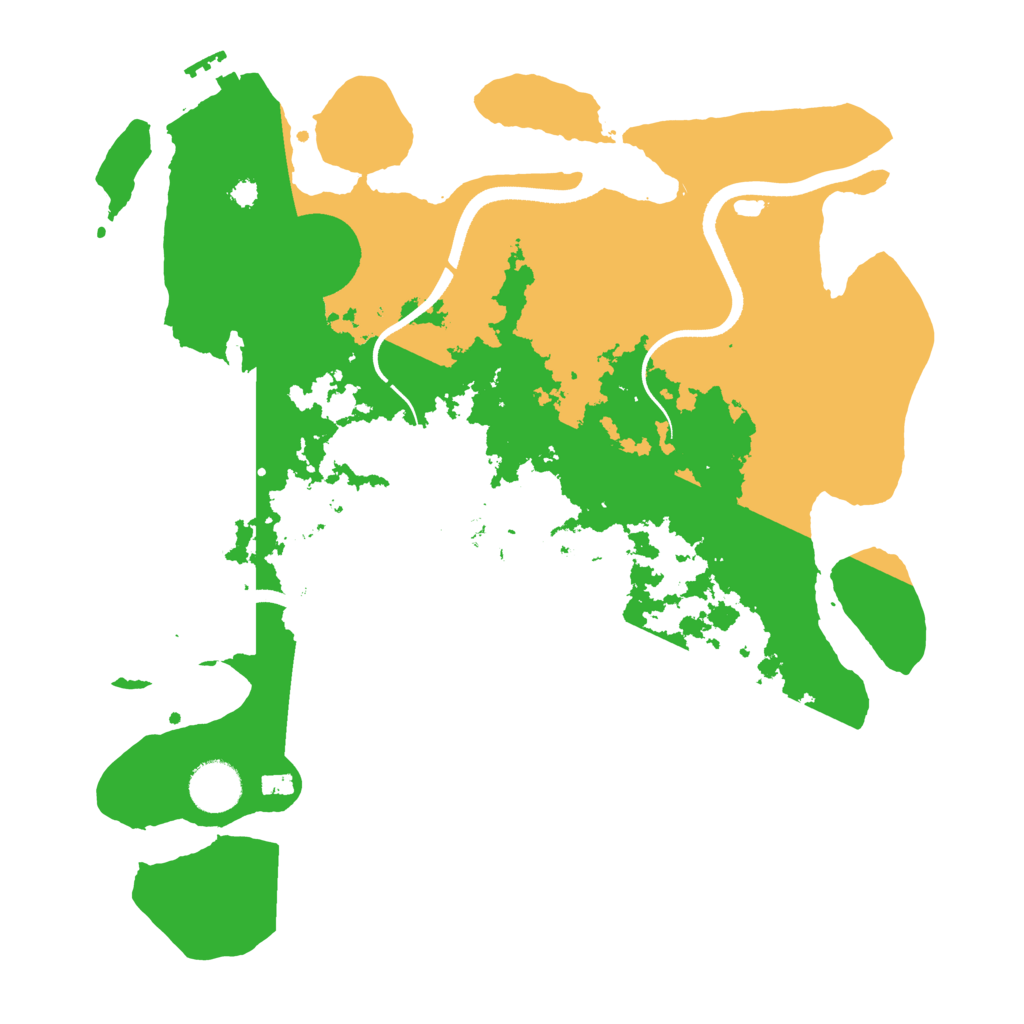 Biome Rust Map: Procedural Map, Size: 3500, Seed: 826106898