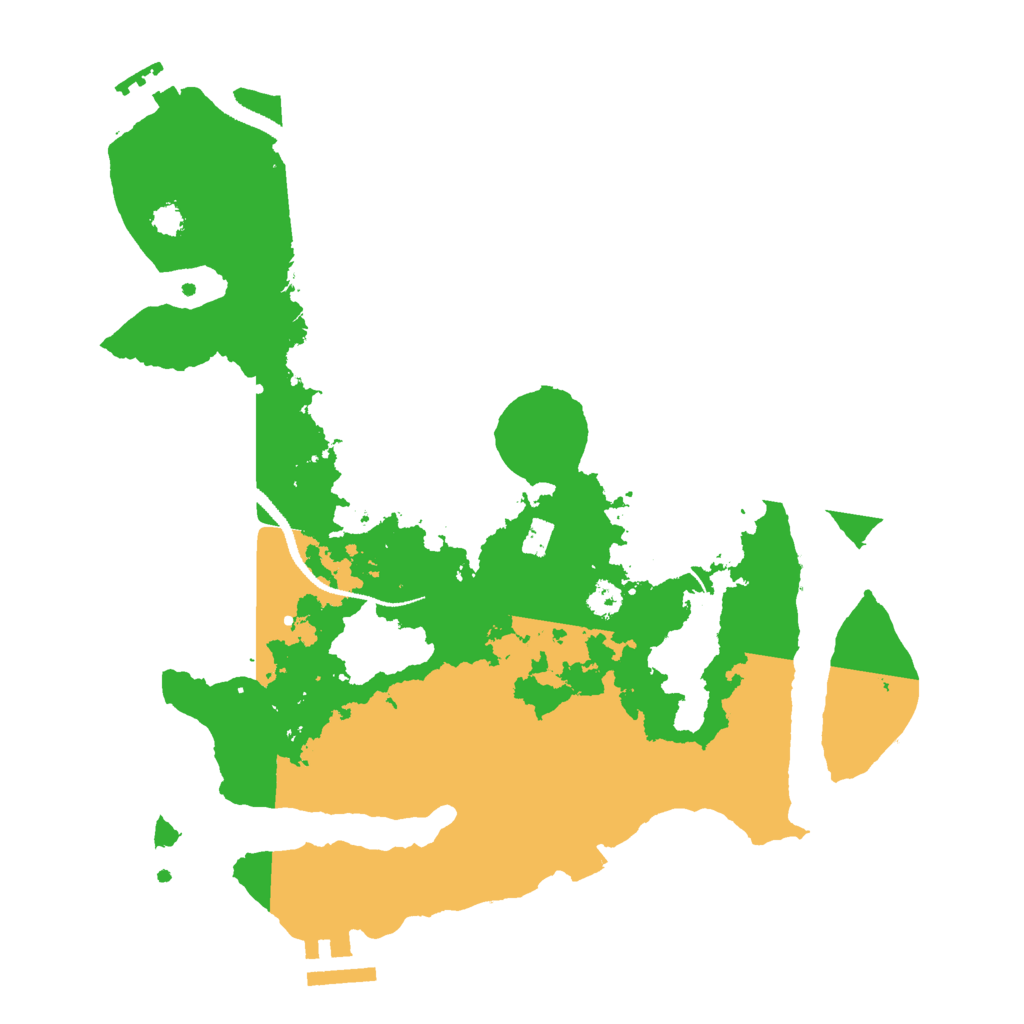 Biome Rust Map: Procedural Map, Size: 3000, Seed: 28180