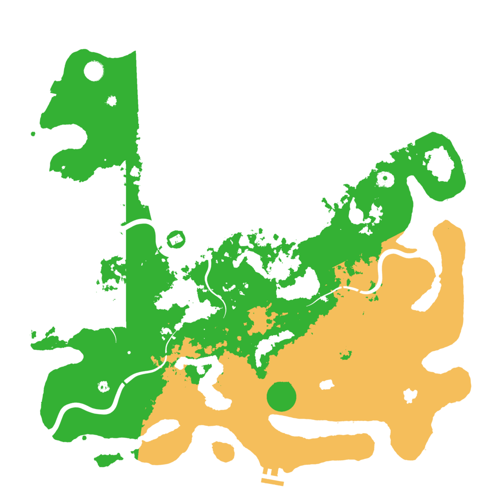 Biome Rust Map: Procedural Map, Size: 4500, Seed: 466115785