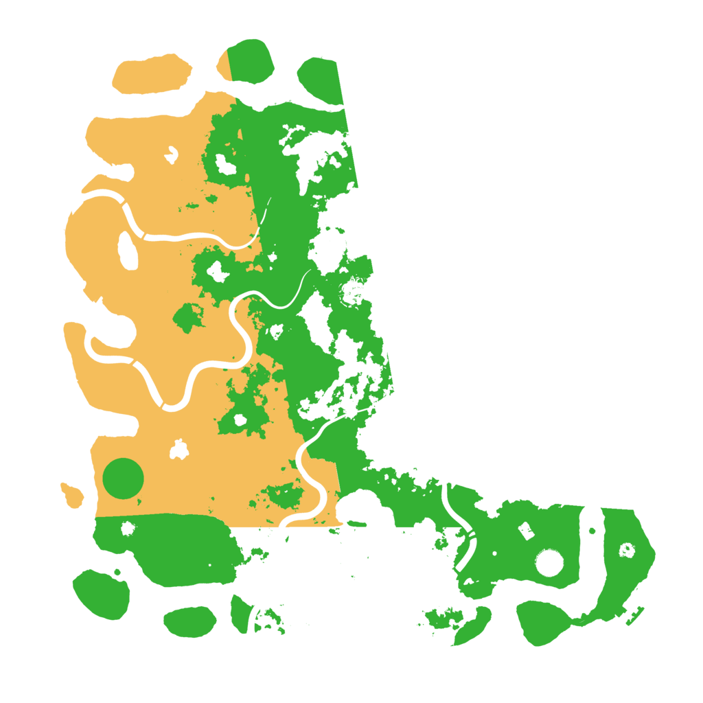 Biome Rust Map: Procedural Map, Size: 4500, Seed: 390798450