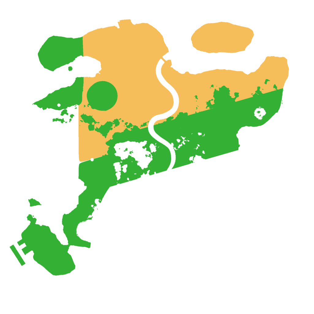 Biome Rust Map: Procedural Map, Size: 2800, Seed: 974982