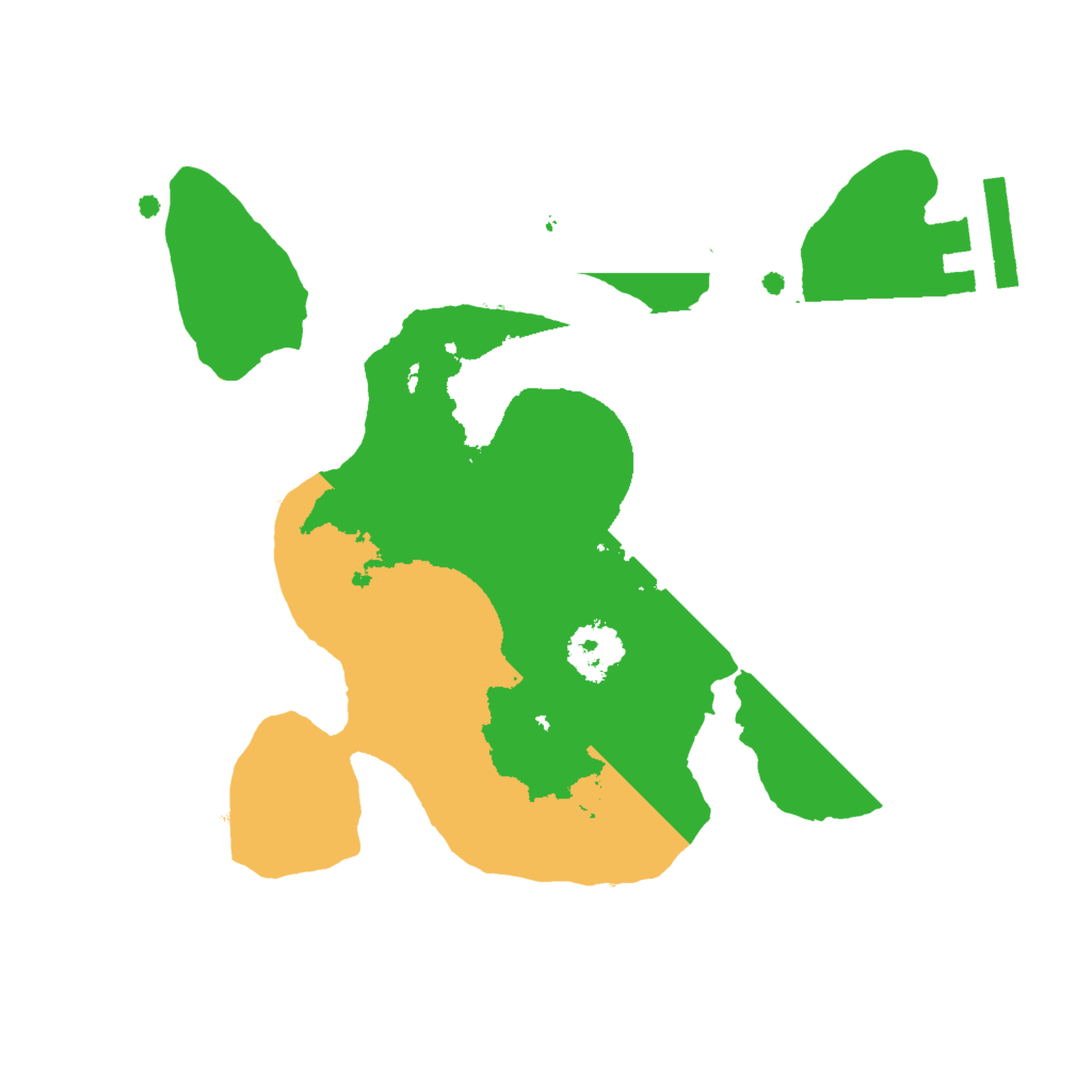 Biome Rust Map: Procedural Map, Size: 2001, Seed: 1292977521