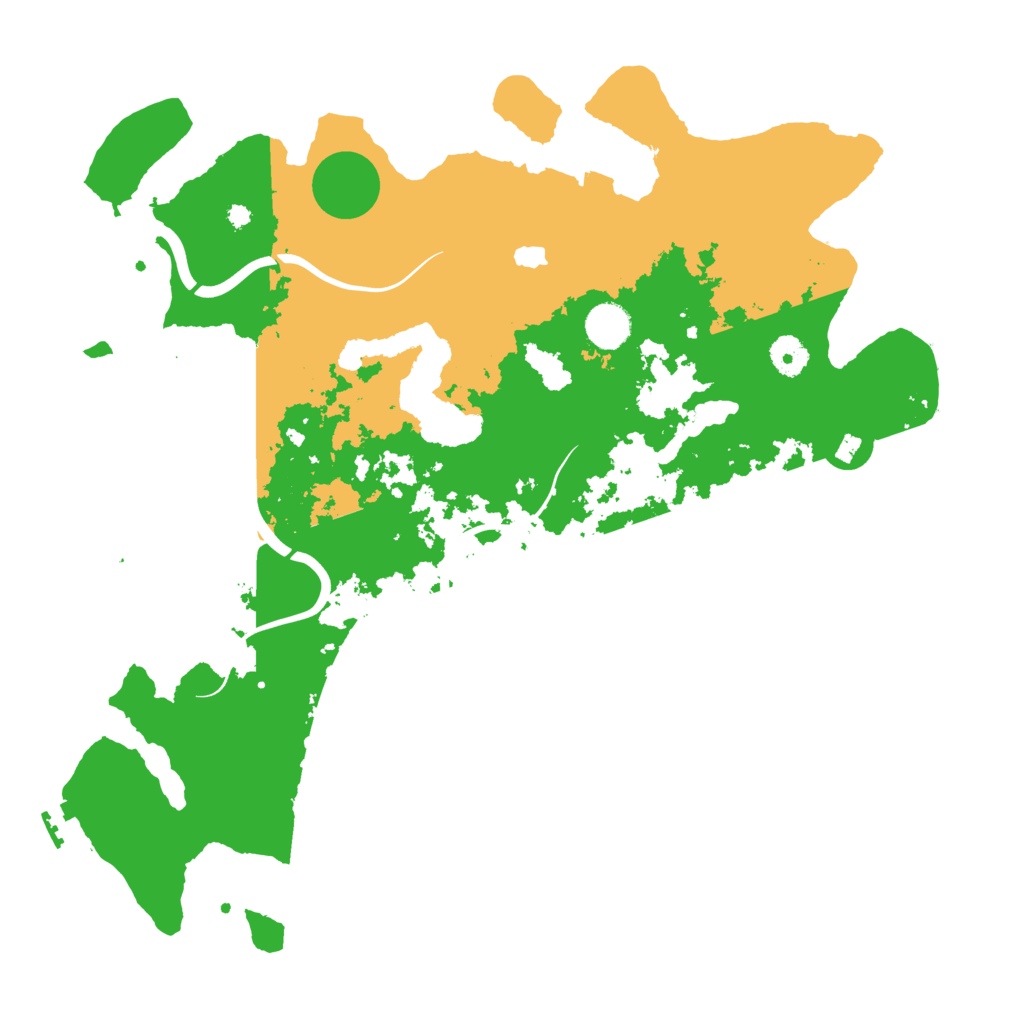 Biome Rust Map: Procedural Map, Size: 4000, Seed: 17745747