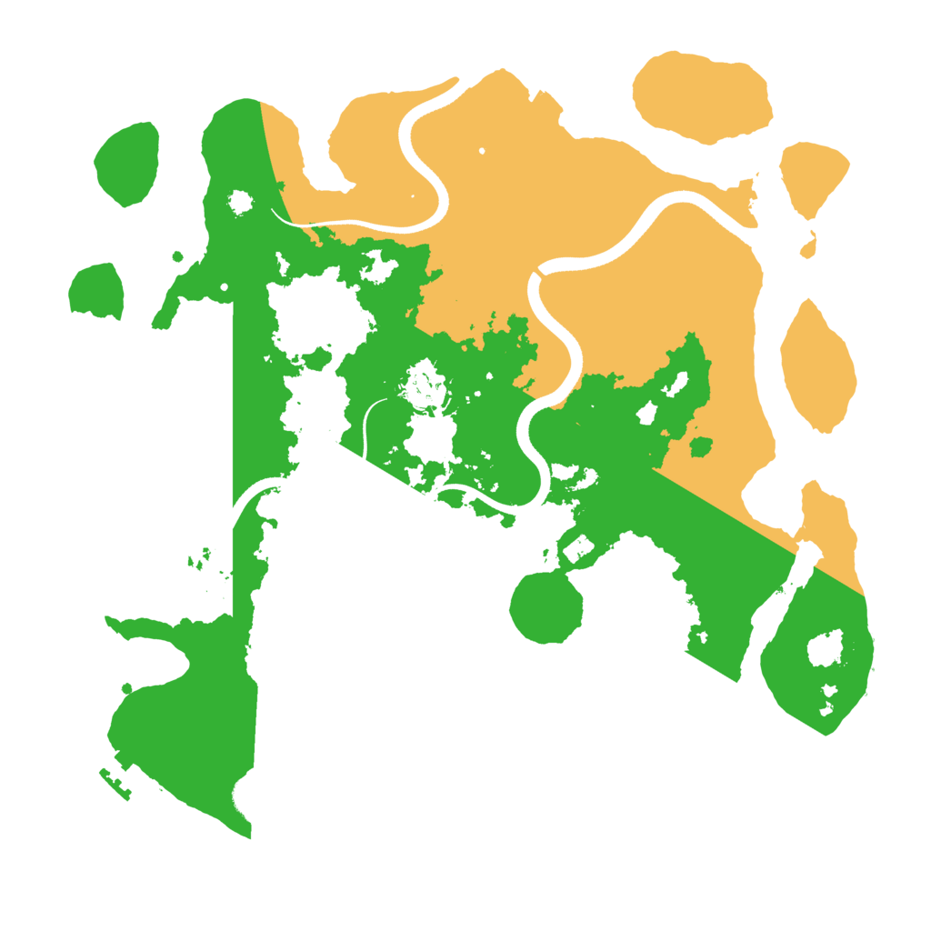 Biome Rust Map: Procedural Map, Size: 3500, Seed: 247640861