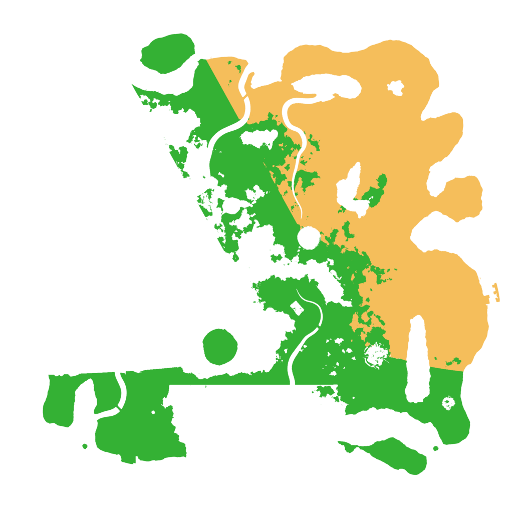 Biome Rust Map: Procedural Map, Size: 4100, Seed: 561654616