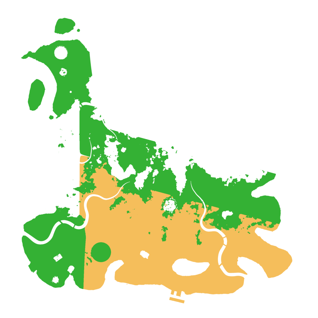 Biome Rust Map: Procedural Map, Size: 4250, Seed: 418617117