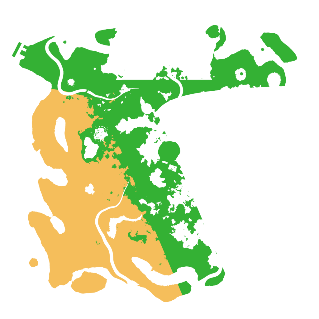 Biome Rust Map: Procedural Map, Size: 4100, Seed: 123564893