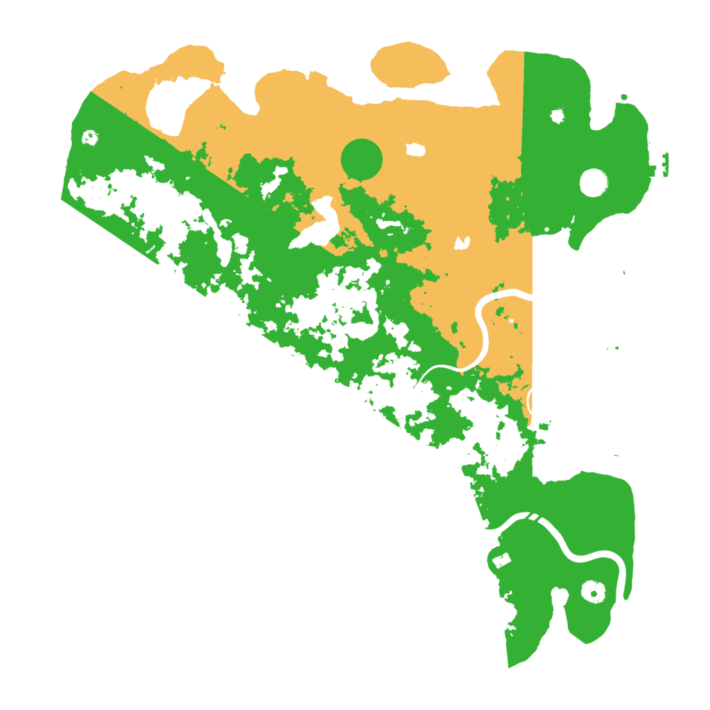 Biome Rust Map: Procedural Map, Size: 4500, Seed: 429085796