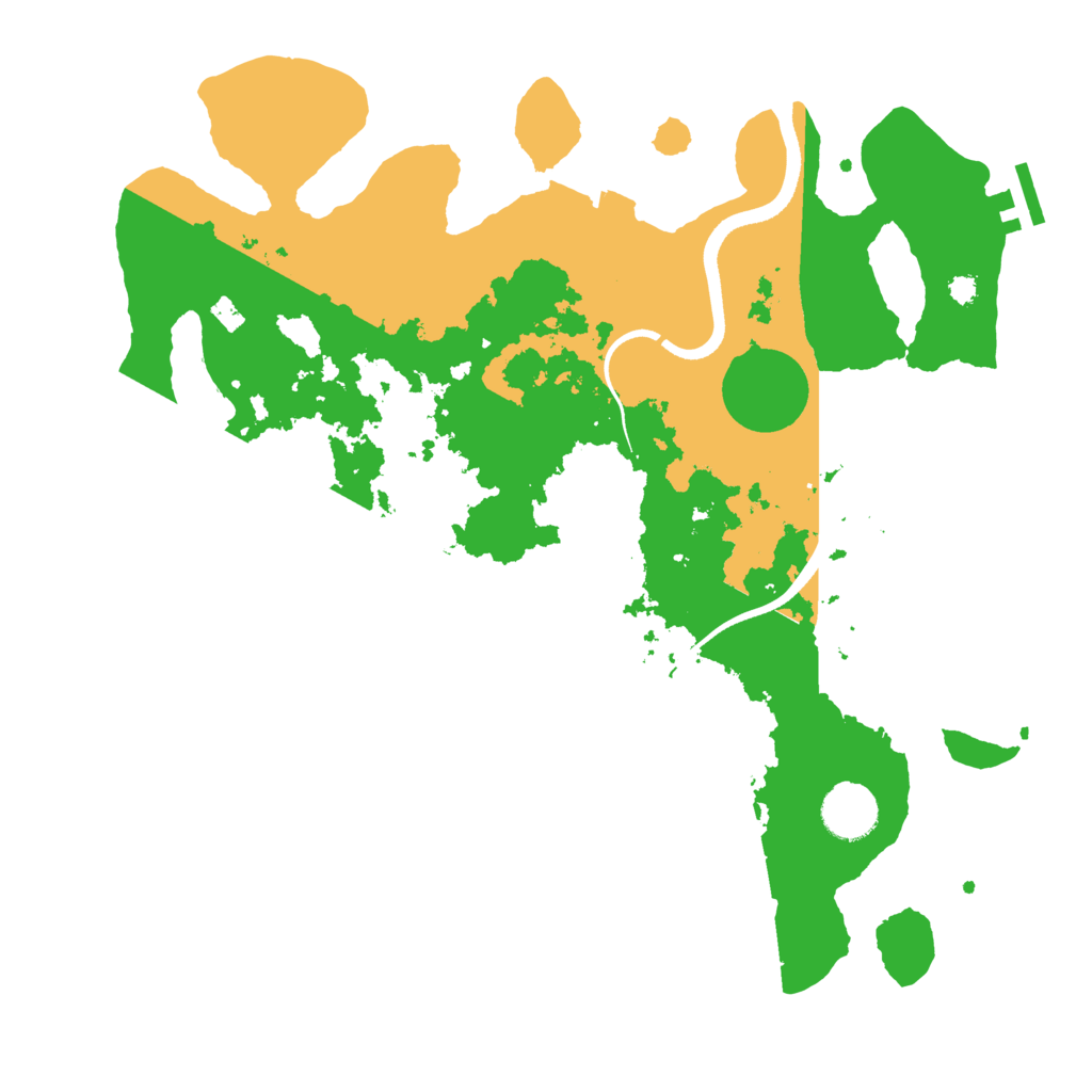 Biome Rust Map: Procedural Map, Size: 3500, Seed: 1658467189