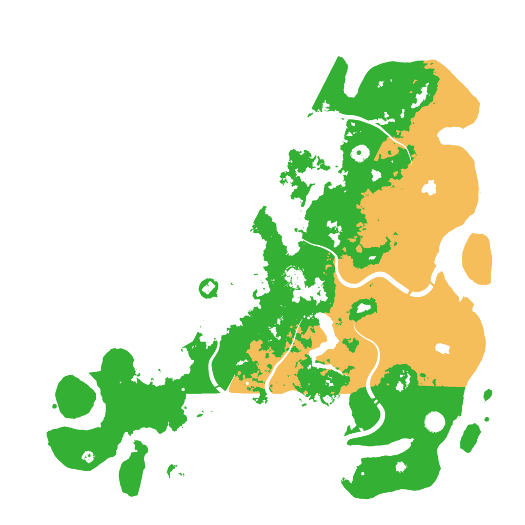 Biome Rust Map: Procedural Map, Size: 4500, Seed: 1339575871