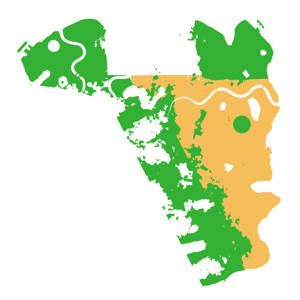 Biome Rust Map: Procedural Map, Size: 4500, Seed: 110059604