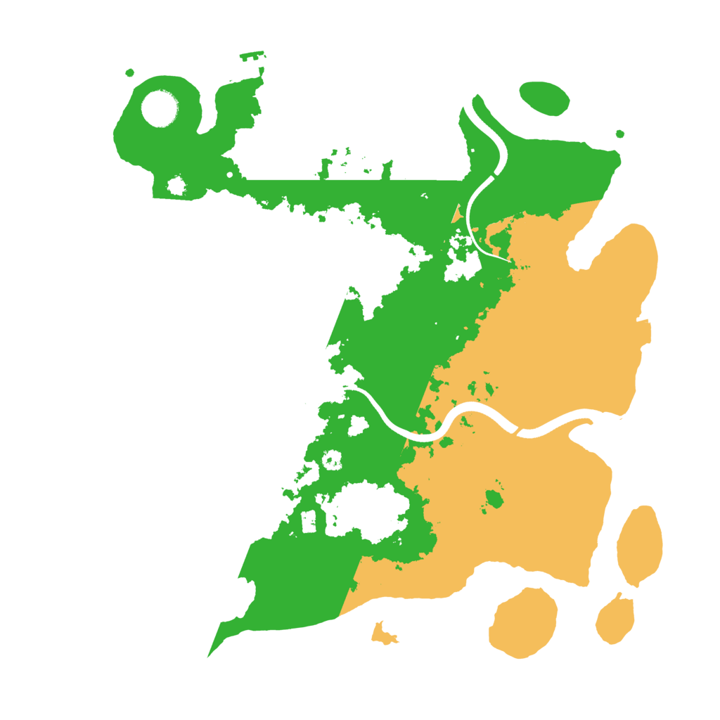 Biome Rust Map: Procedural Map, Size: 3500, Seed: 1974847650
