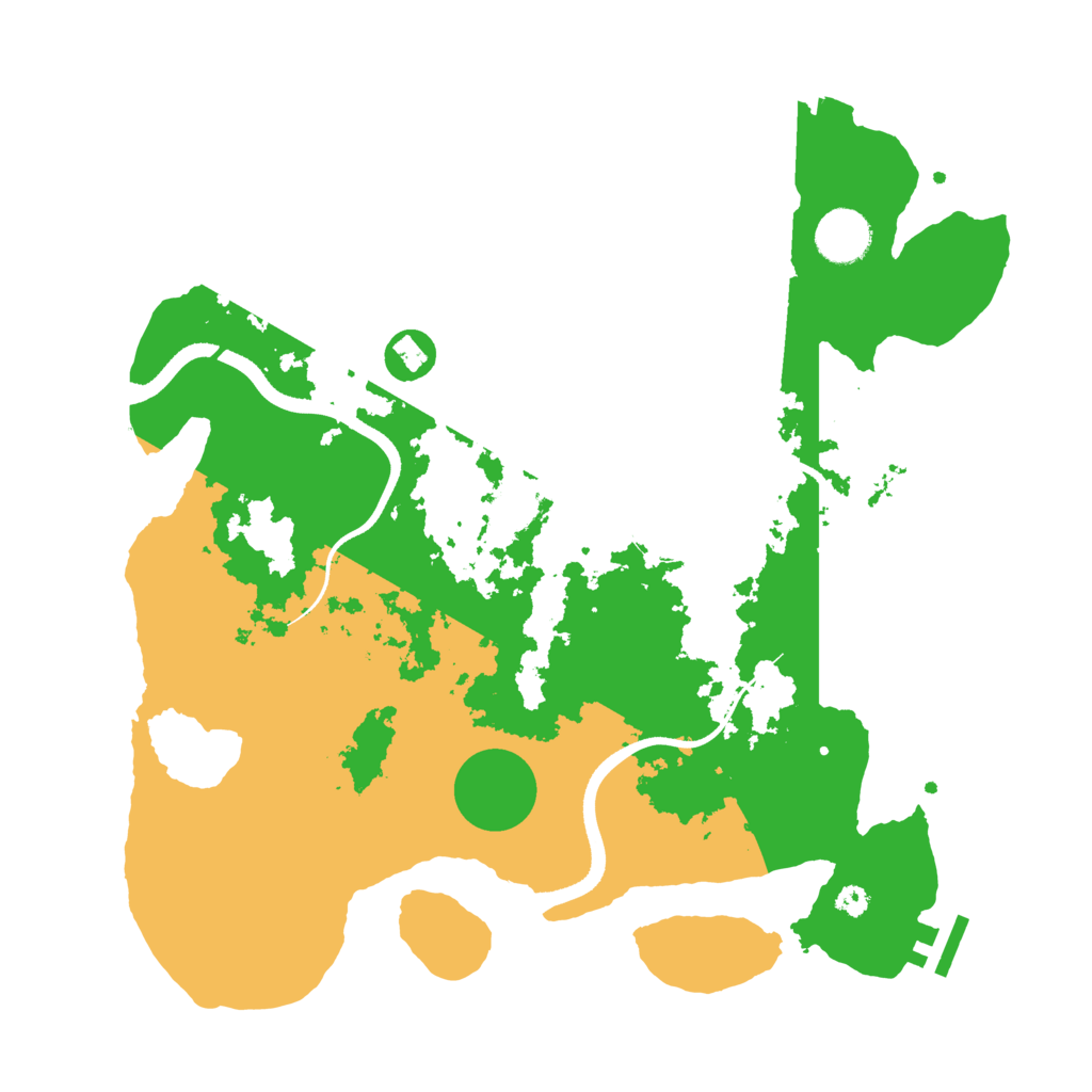 Biome Rust Map: Procedural Map, Size: 3500, Seed: 512914280