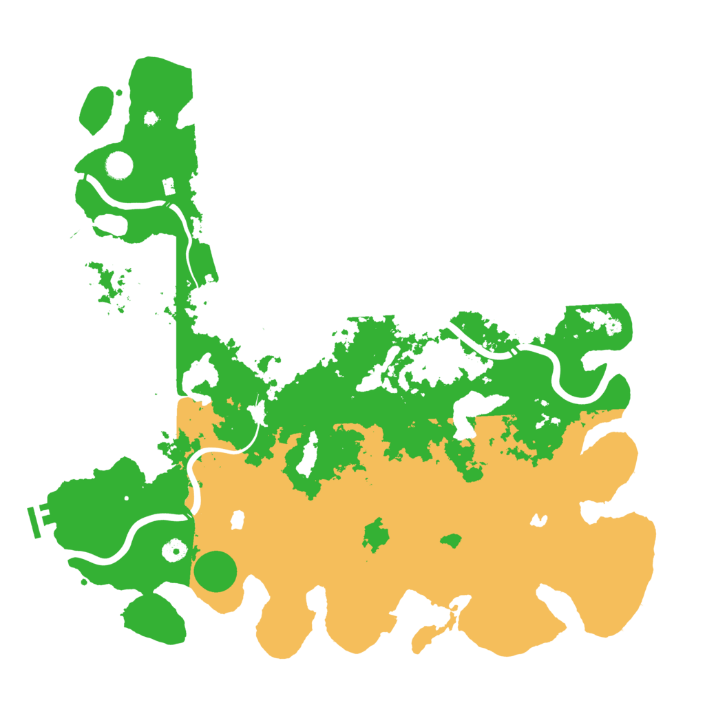 Biome Rust Map: Procedural Map, Size: 4500, Seed: 1510551512