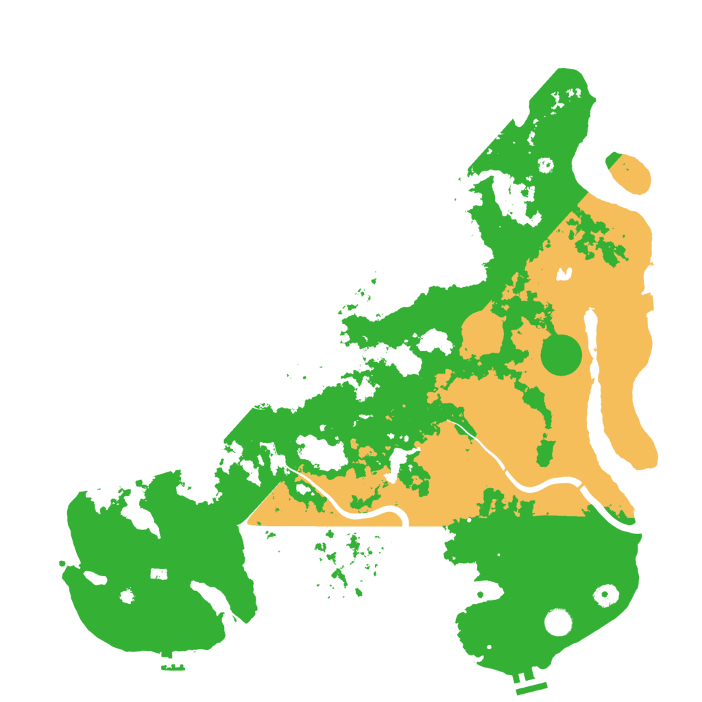 Biome Rust Map: Procedural Map, Size: 4500, Seed: 1909397680