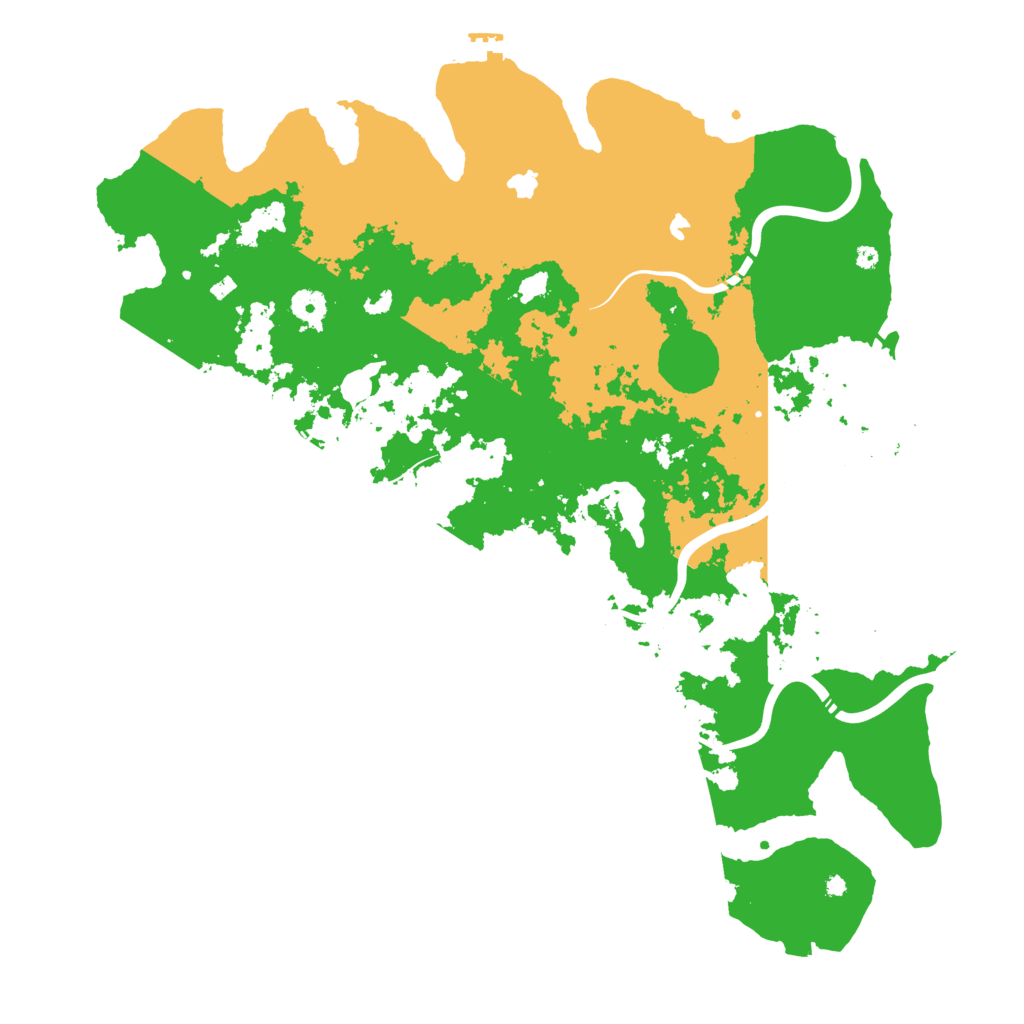 Biome Rust Map: Procedural Map, Size: 4500, Seed: 1930611005