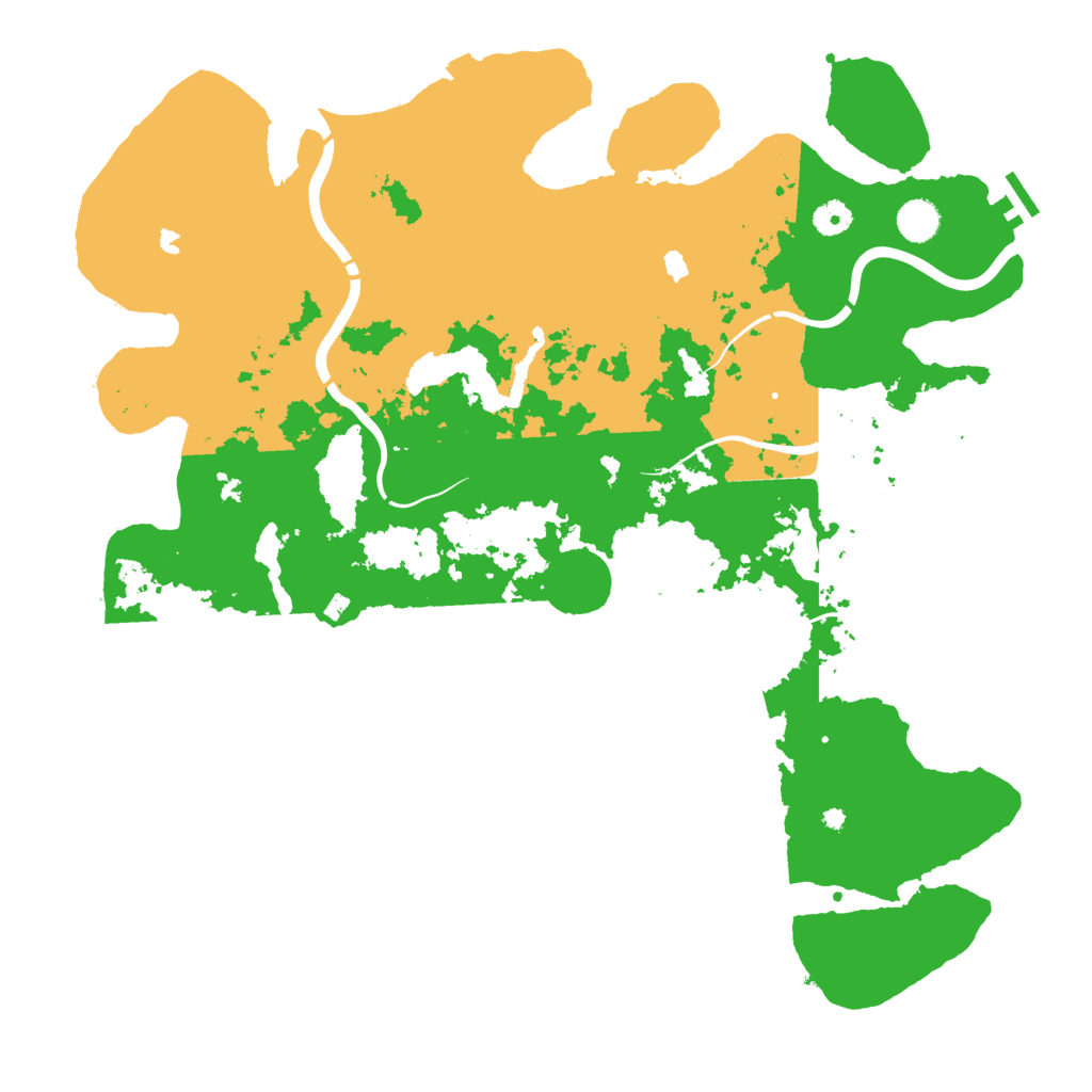Biome Rust Map: Procedural Map, Size: 4500, Seed: 15131968