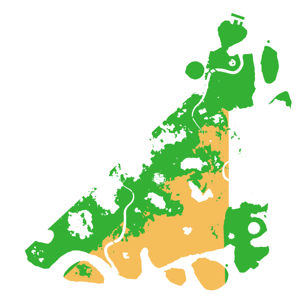 Biome Rust Map: Procedural Map, Size: 4500, Seed: 848685551