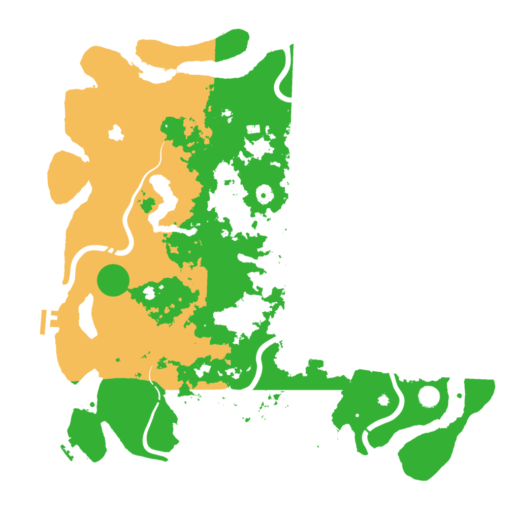 Biome Rust Map: Procedural Map, Size: 4250, Seed: 19468