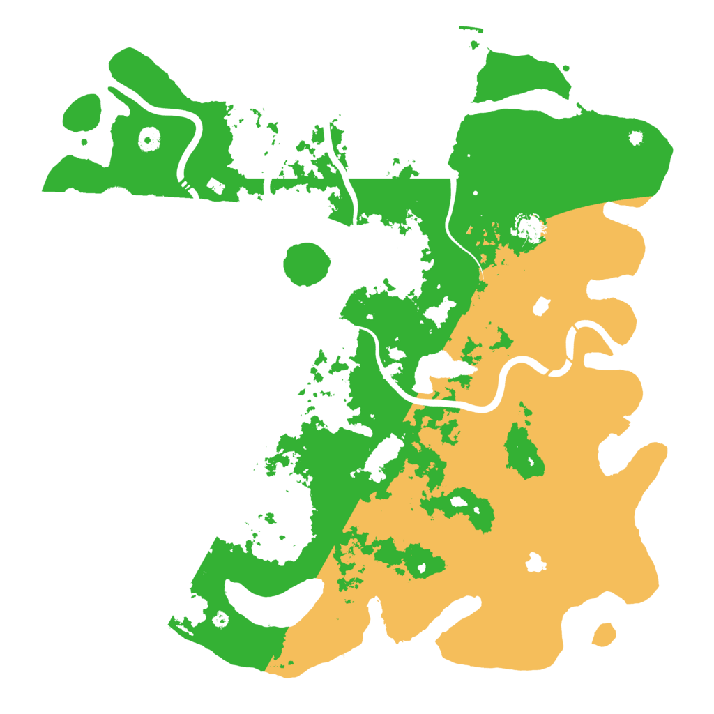 Biome Rust Map: Procedural Map, Size: 4500, Seed: 54766407